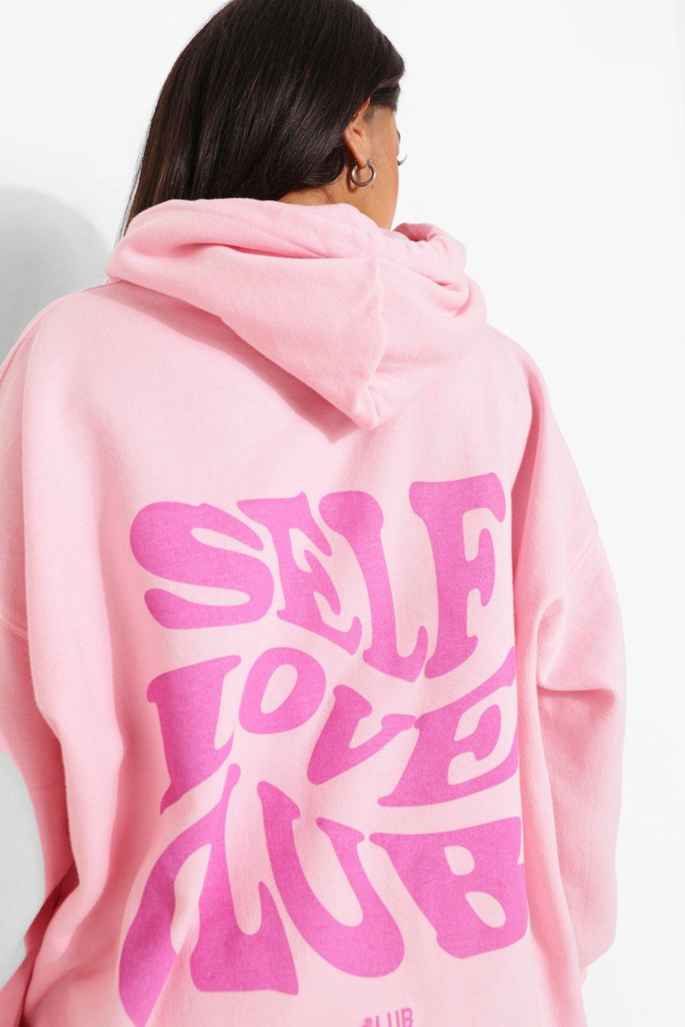 Love pink zip up 2025 hoodie